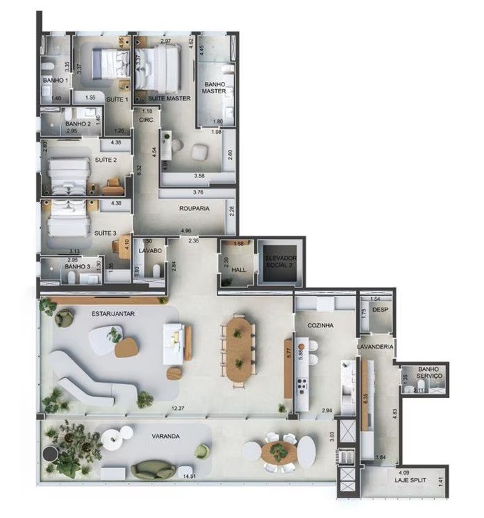 Apartamento, 4 quartos, 310 m² - Foto 29